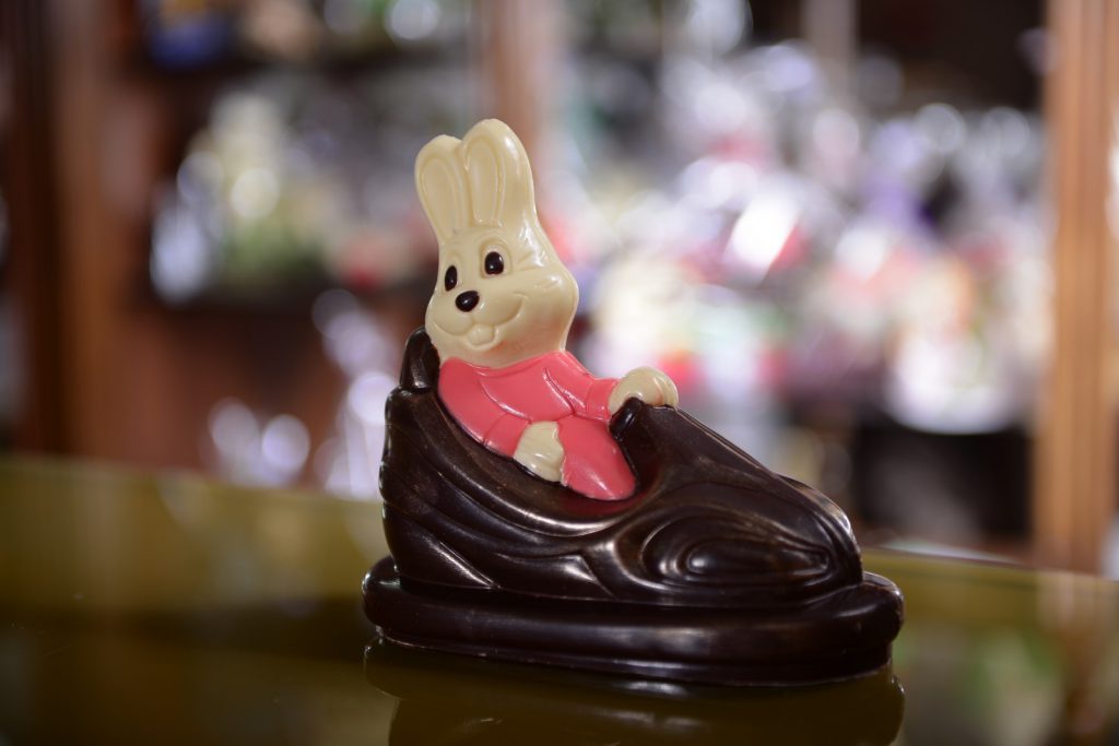 Шоколадный заяц на заказ 